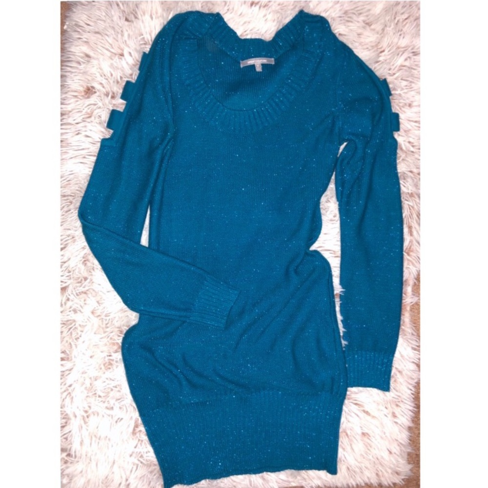 Turquoise Sweater Tunic top